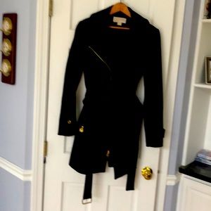 Lined wool coat